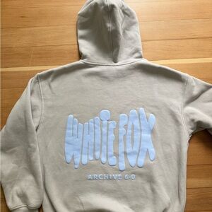 White Fox Beige Hoodie